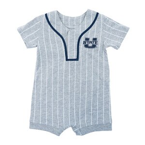 Infant U-State Aggies Striped Baseball Onesie